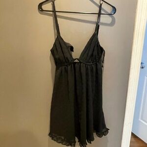 Sky to Moon sheer lingerie dress black medium (barely worn)